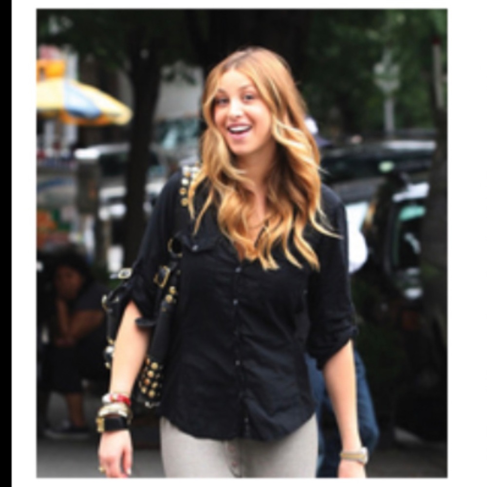 James Perse LA utility blouse